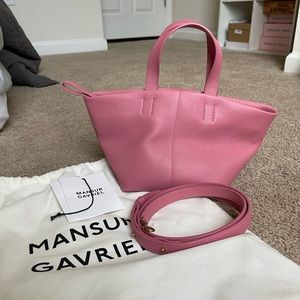 Mansur Gavriel Mini Tulipano Bag in Peony